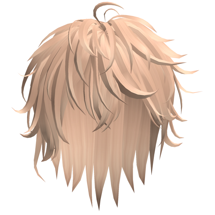 Shaggy Layered Wolf Cut - Peach Blonde