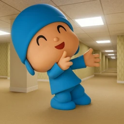 Pocoyo Dancing Meme Backrooms icon