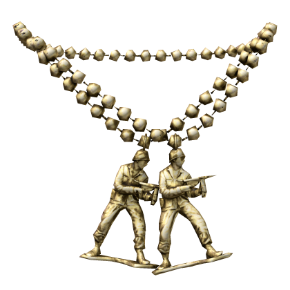 (1.0) 14k Gold Army Soilder Chain Roblox item