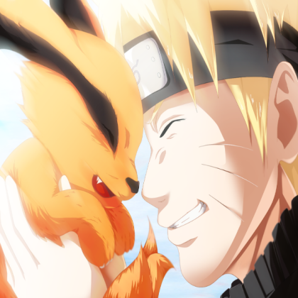 Naruto and Kurama Roblox decal