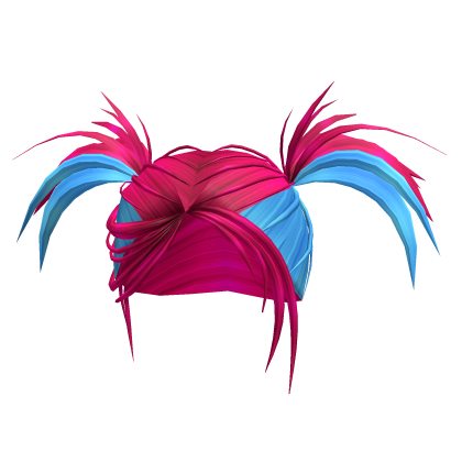 Mall Goth Scene Pigtails Neon Pink Blue Roblox item
