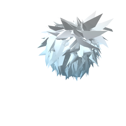 gradient blue spiky hair