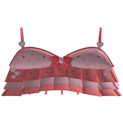 ♡ valentine babydoll top