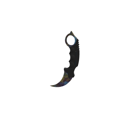 Blue gem karambit