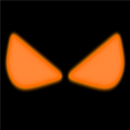 orange glowing eyes FREE! Roblox decal
