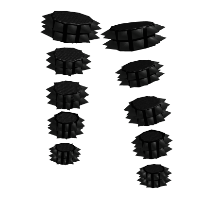 Leg Spikes Black