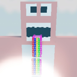 Easy Rainbow Parkour Obby!