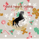 Gold heart riding