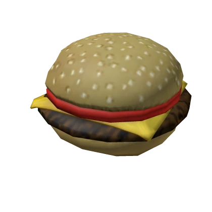 A picture of the cheeseburger gear from ROBLOX.