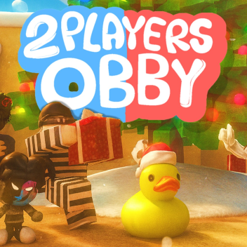 2 Players Obby 🔴🔵 Snow Day! ⛄🎄