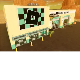Abandoned racing park icon