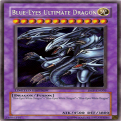 Yu-Gi-Oh Blue-Eyes Ultimate Dragon Roblox decal