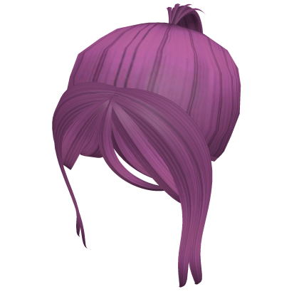 Korean Hairstyle Ponytail in Purple thumbnail