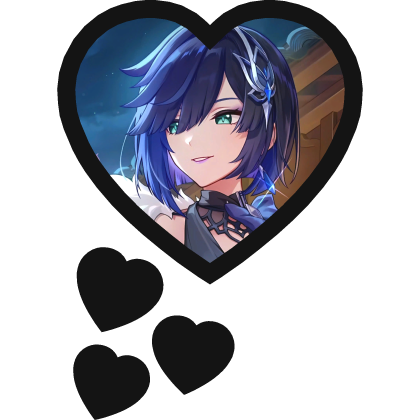 Yelan Thinking Hearts Genshin Impact