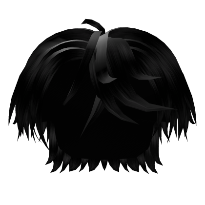 Combed Boy Hair (Black) Roblox item