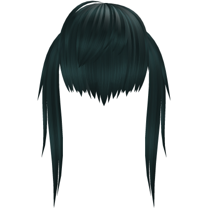 Green alt vkei anime cute scene cut pigtails Roblox item