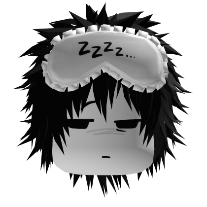 Vkei Moe Emo Sleepy Anime Boy Hair Black