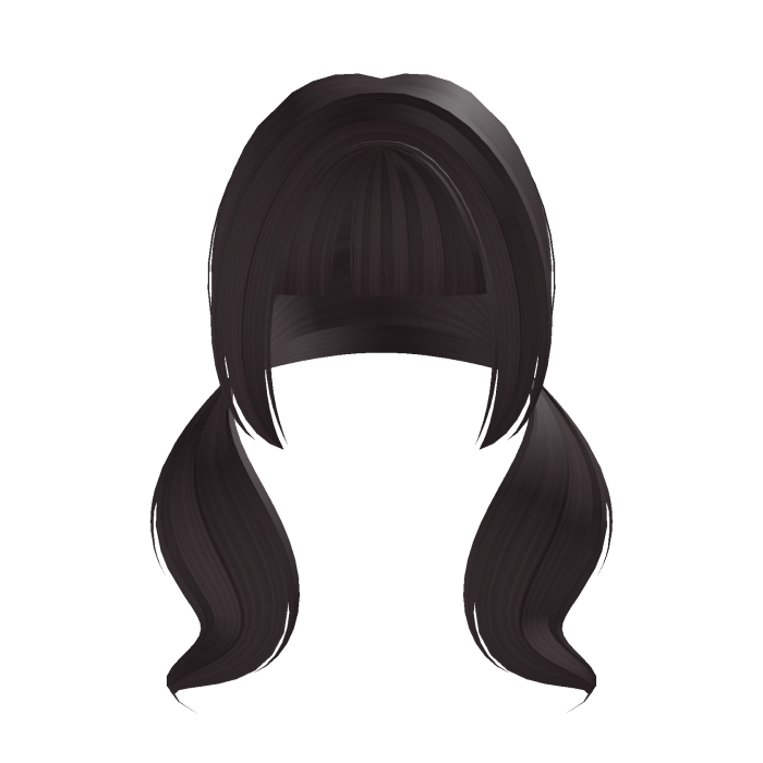 pigtails brown cute 