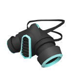Sky Blue Cybernetic Mask