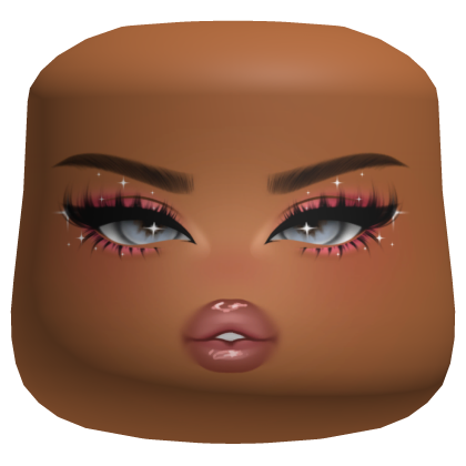 Blush Pink Sparkle Fierce Gloss Makeup Cheek Face Roblox item