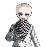 Kokichis bald head