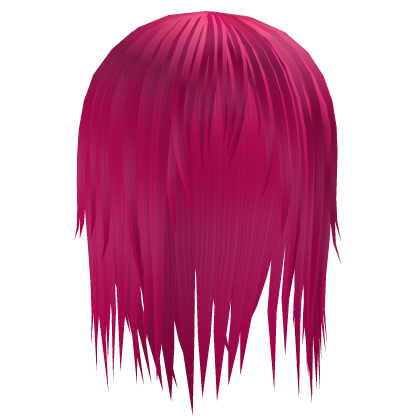 hot pink wispy Spikey vampire vkei hair  Roblox item