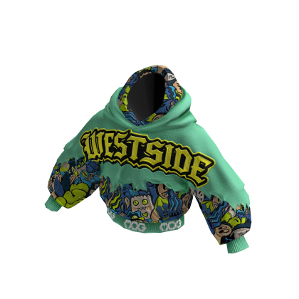 MOG - Tosca Green Double Layer Hoodie