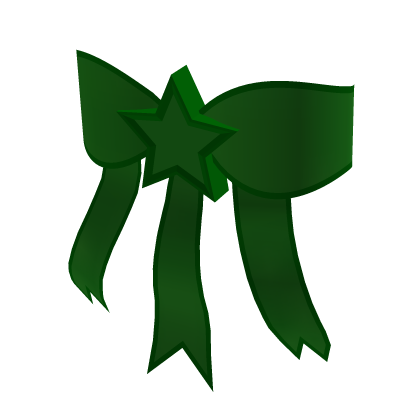 Dark Green SuperStar Bow for Korblox
