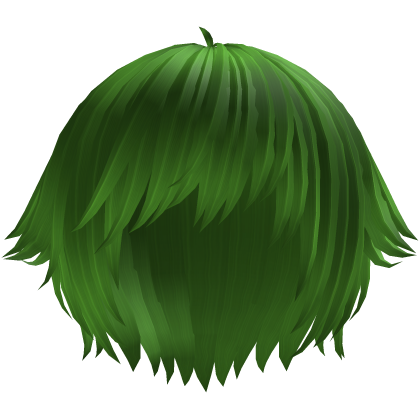 ´ཀ` emo anime catboy tufts hair in green