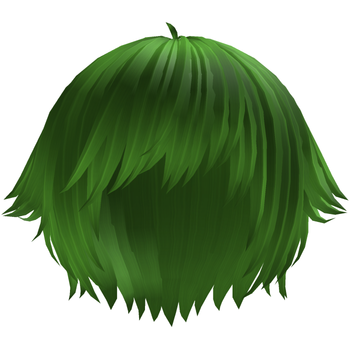 ´ཀ` emo anime catboy tufts hair in green