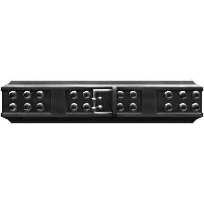 Black Goth Emo Studded Belt 1.0
