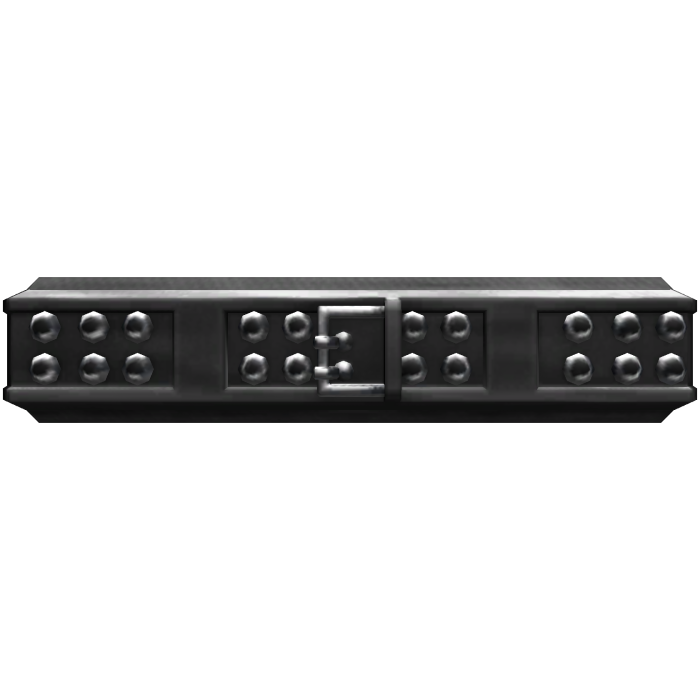 Black Goth Emo Studded Belt 1.0