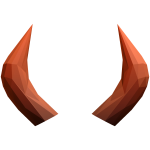 Orange Shiny Horns