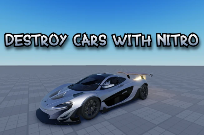 [P1 GTR] Destroy Cars with Nitro