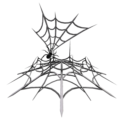 Silver Spider Horror Halloween Web