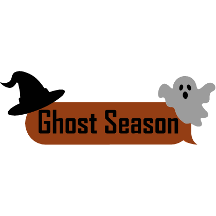 Ghost Season Halloween Text