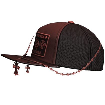 Red Designer Tilted Cap Roblox item
