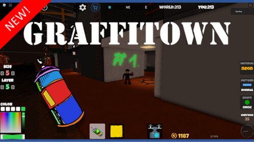 Graffitown - Spray Paint Graffiti Game