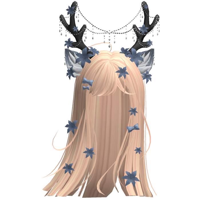 Ethereal Christmas Fairy Fawn Hair w/ Antlers