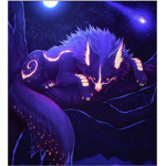 Moonlight kit sune wolf