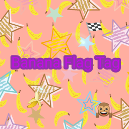 Banana Flag Tag