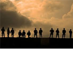 The soldiers in the mist