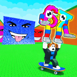 Escape tsunami on Skateboard for brainrots🌊