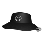 Black Pierced Punk Hat