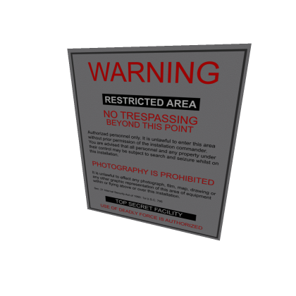 warning