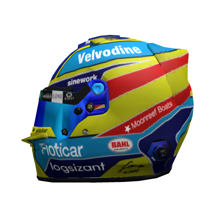 F. Alonso 2026 Formula Helmet