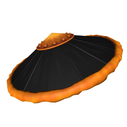 Sensei Plank Hat Black (Back Tilt) (For Hair) Roblox item