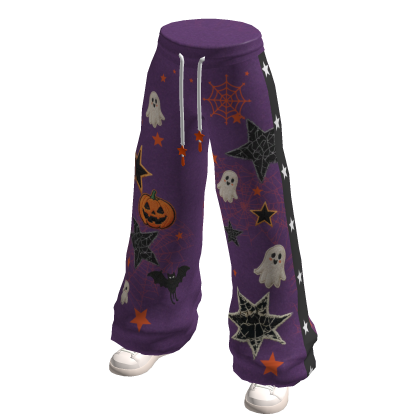 Spooky Pants w Shoe (Purple)