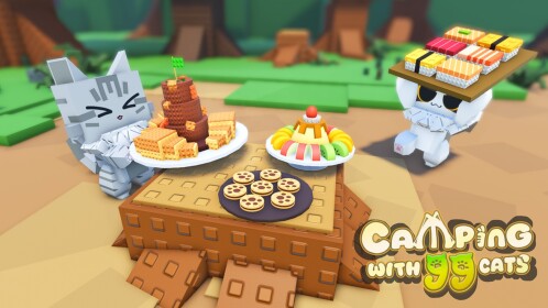 Camping with 99 Cats🐱[Build]