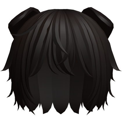 cute messy emo puppy boy hair in dark brown